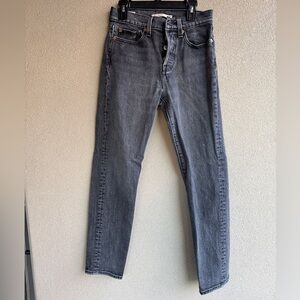 Levi’s Wedgie size 24 black denim jeans